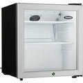 Danby Products Danby Compact Refrigerator, 1 Glass Door, 1.6 Cu.Ft. Capacity DAG016A1BDB